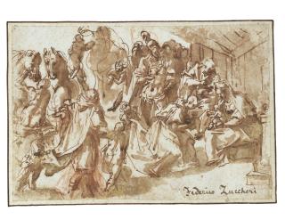 Cesare Franchi - The Adoration Of The Magi