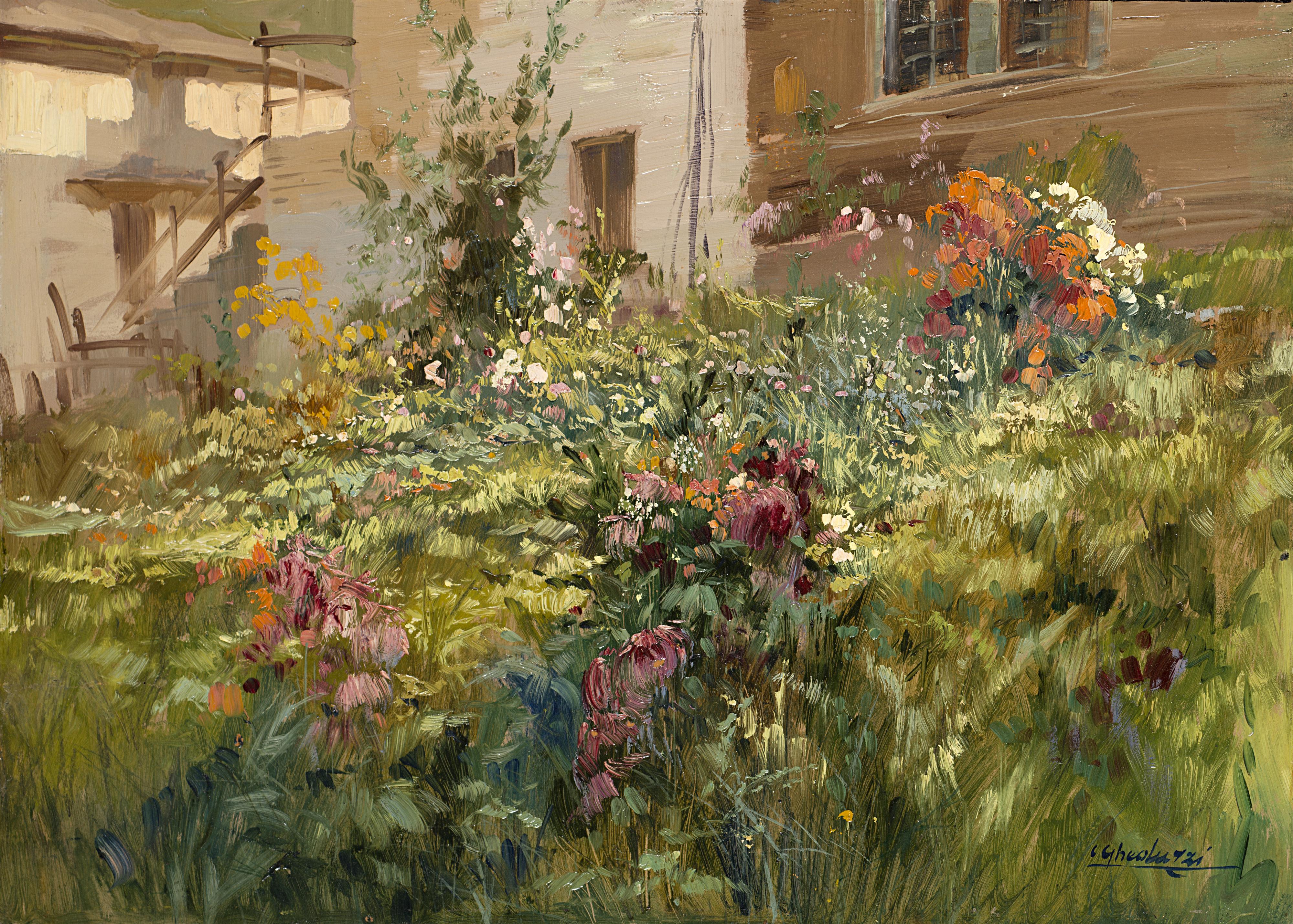 Cesare Gheduzzi - Giardino fiorito