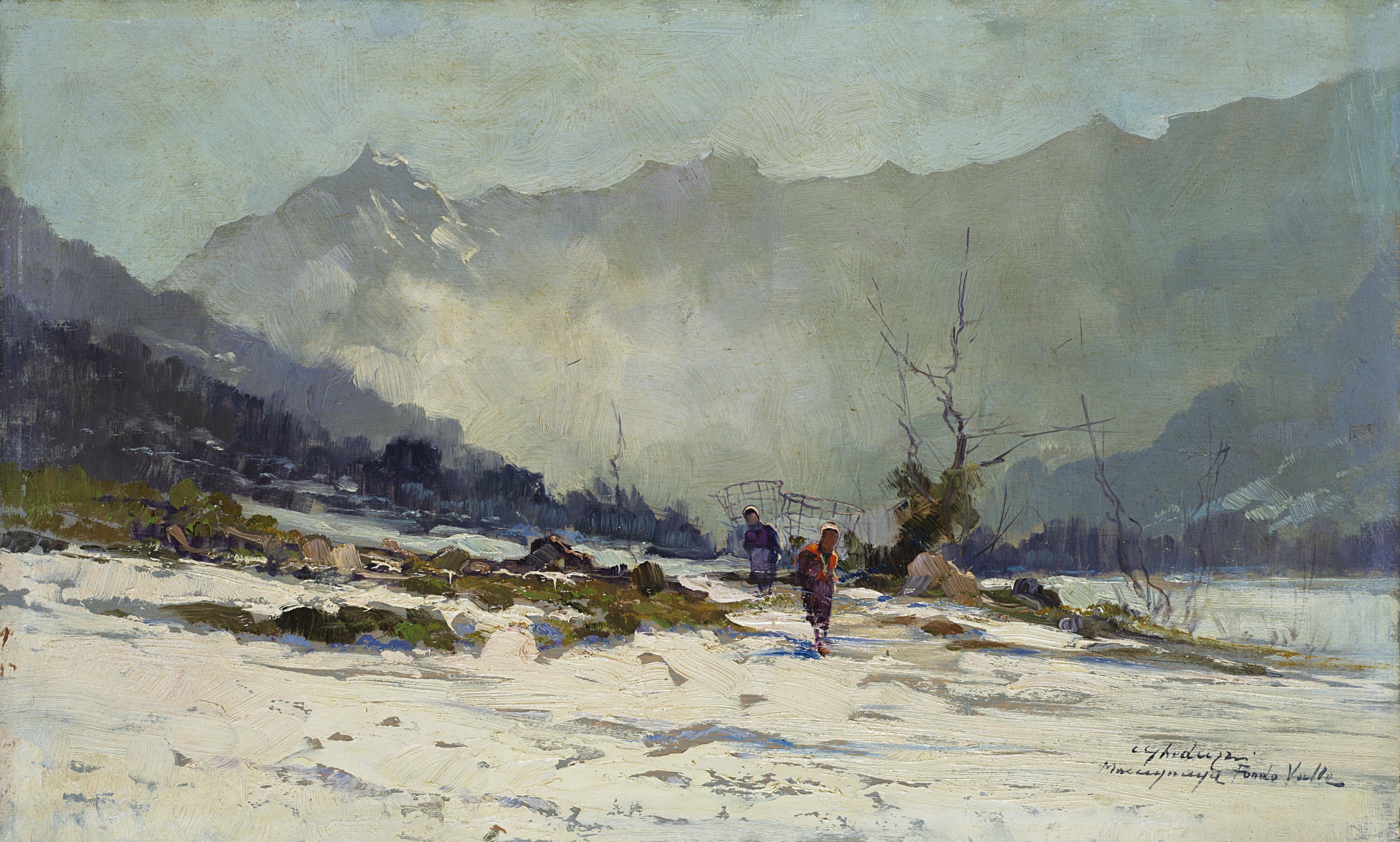 Cesare Gheduzzi - Macugnaga, fondo valle