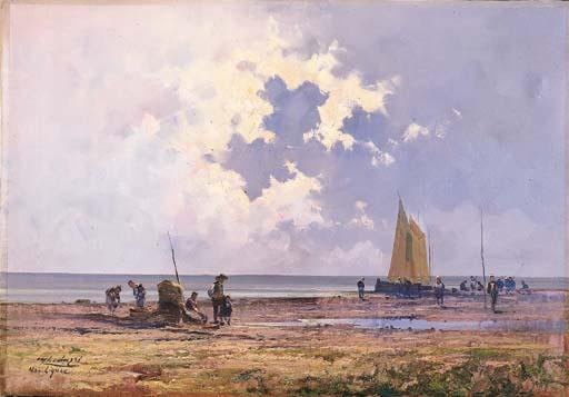 Cesare Gheduzzi - Sulla Spiaggia A Novi Ligure