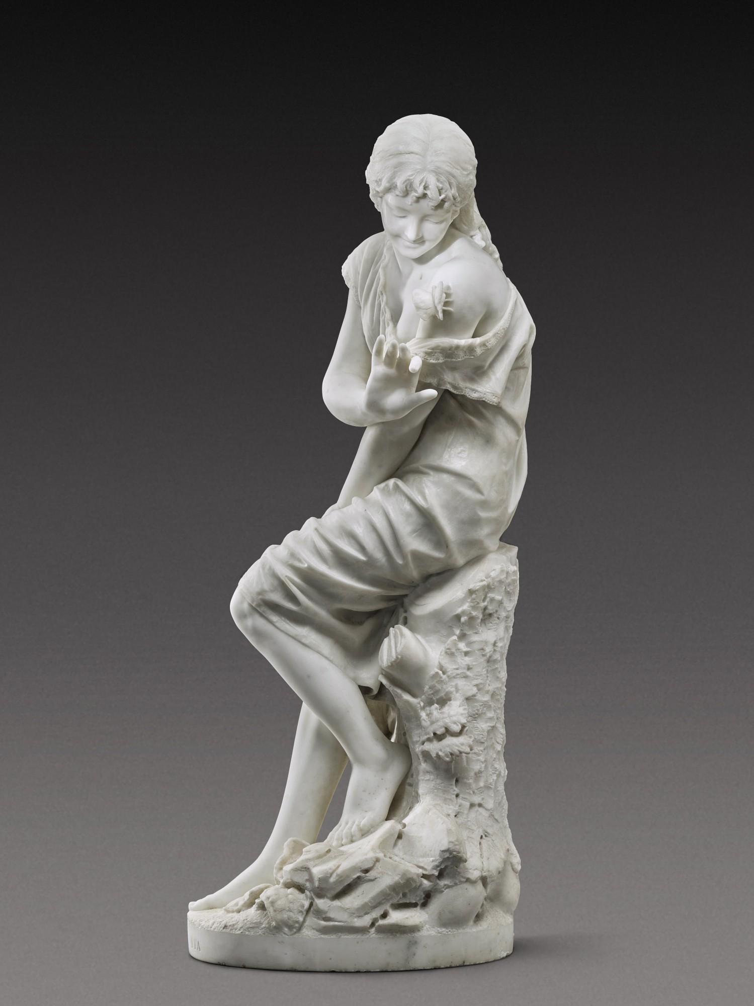 Cesare Lapini - Girl with a Butterfly