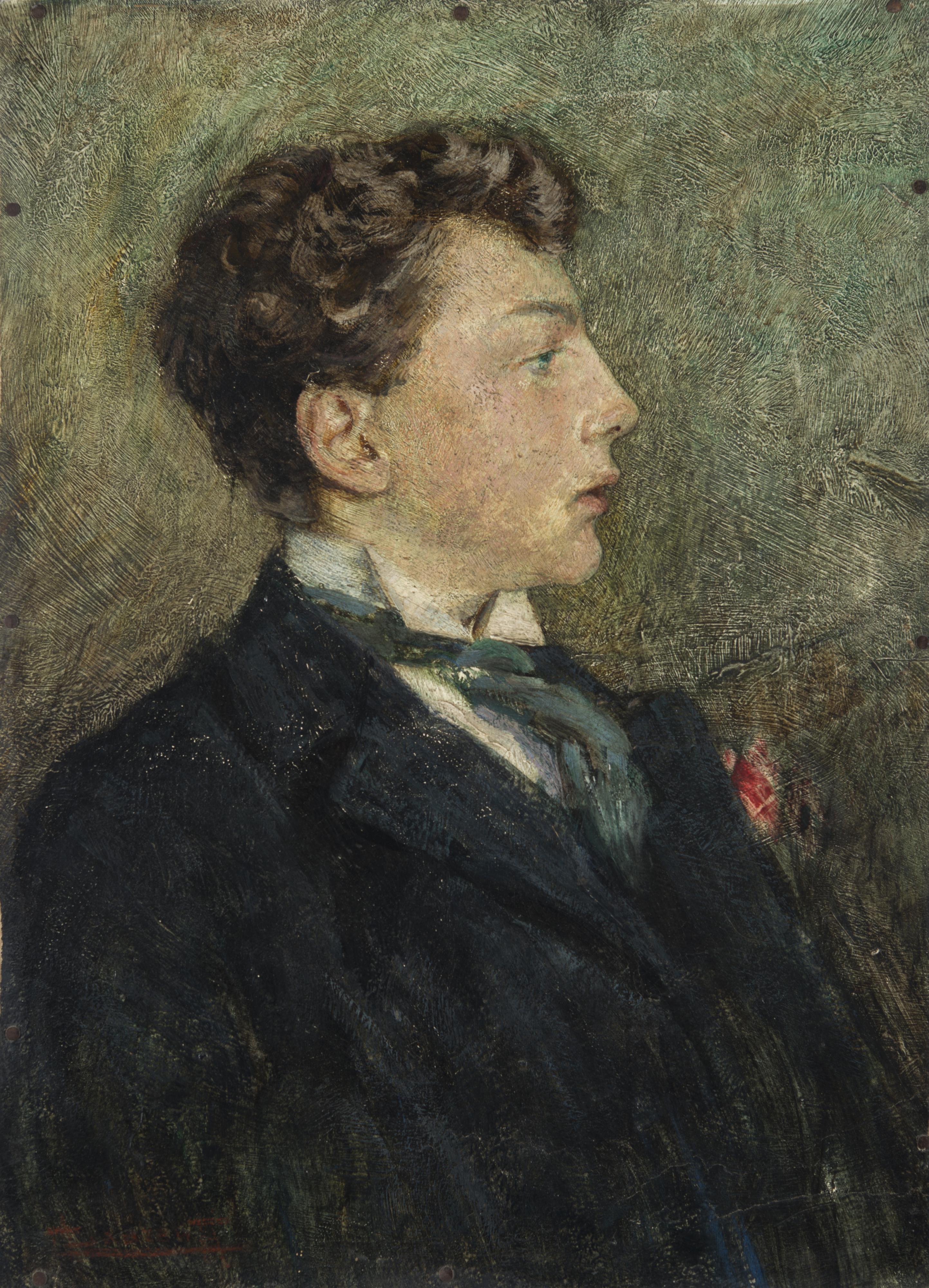 Cesare Laurenti - Ritratto di Gabriellino d\'Anunzio