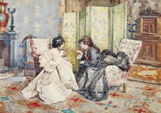 Cesare Maccari - Confidences