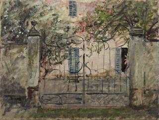 Cesare Monti - L\'ingresso alla villa