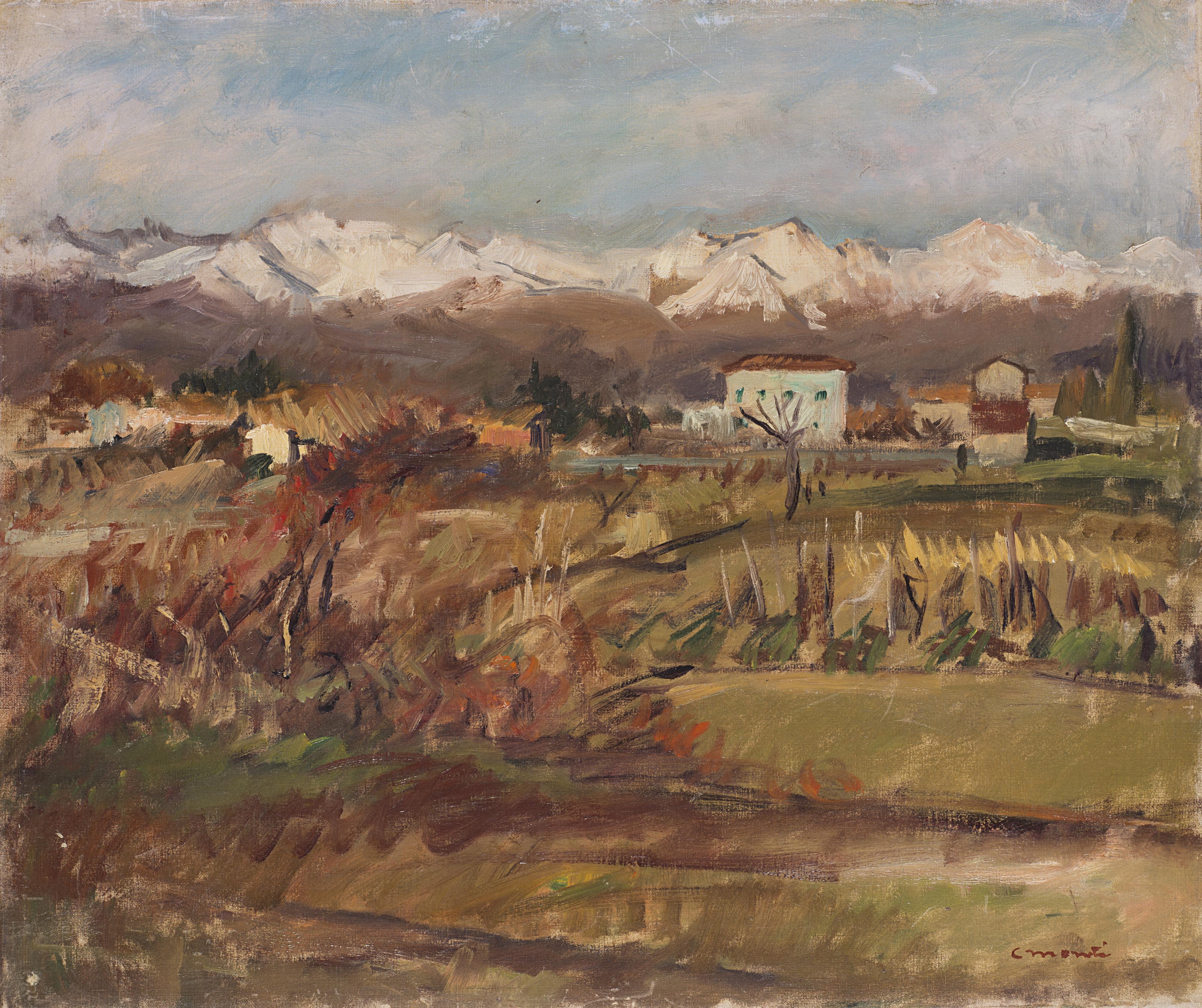 Cesare Monti - Paesaggio d\'autunno