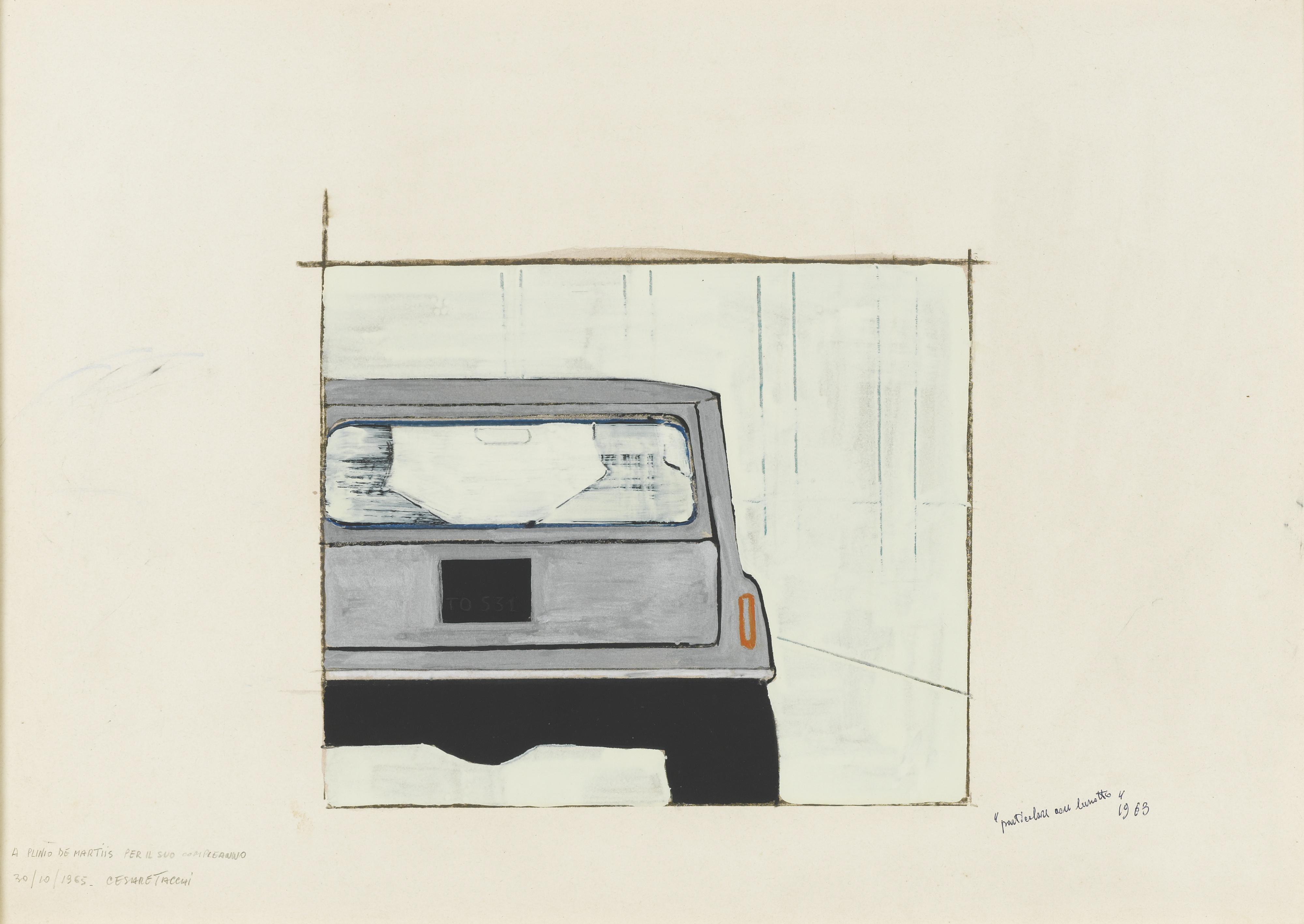 Cesare Tacchi - Particolare Con Lunotto