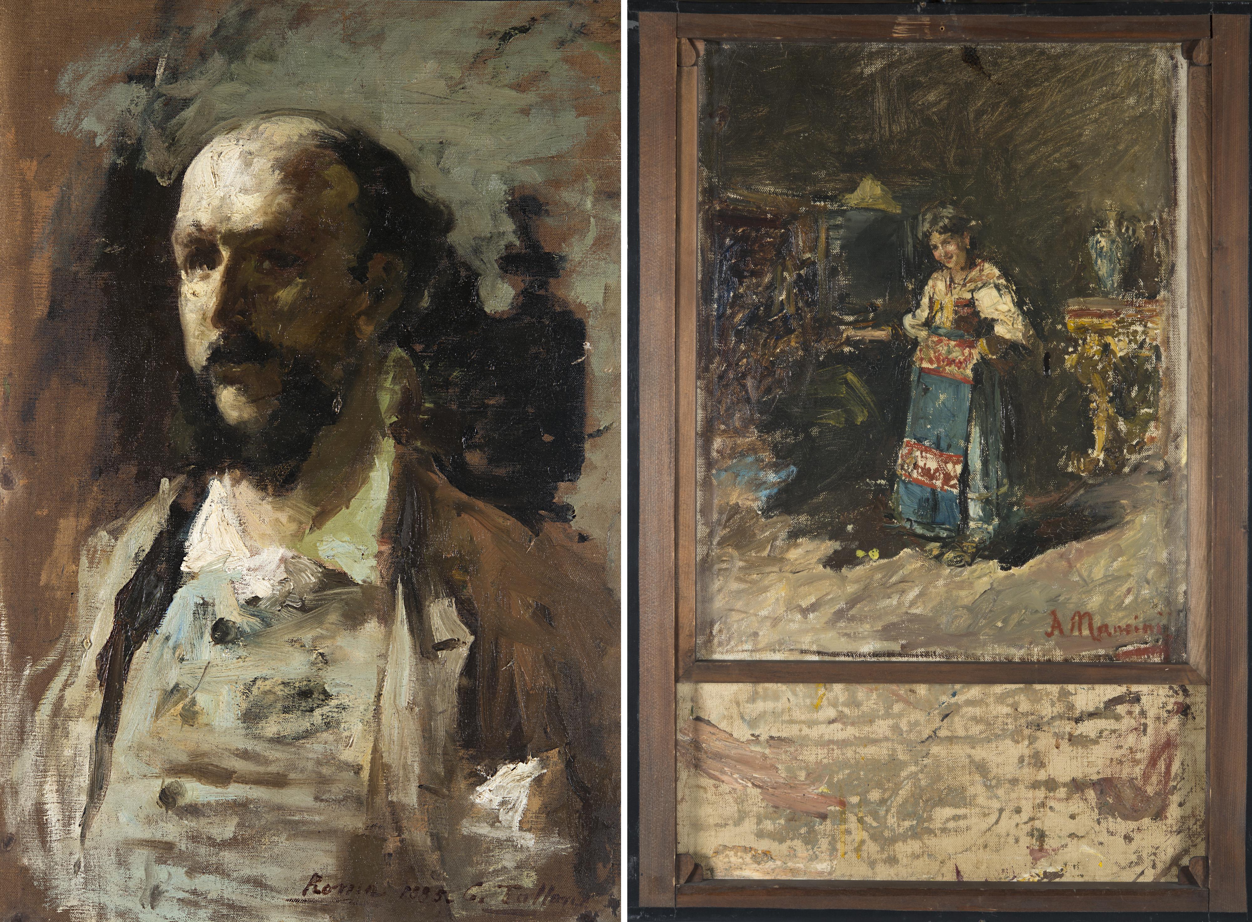 Cesare Tallone - Ritratto virile