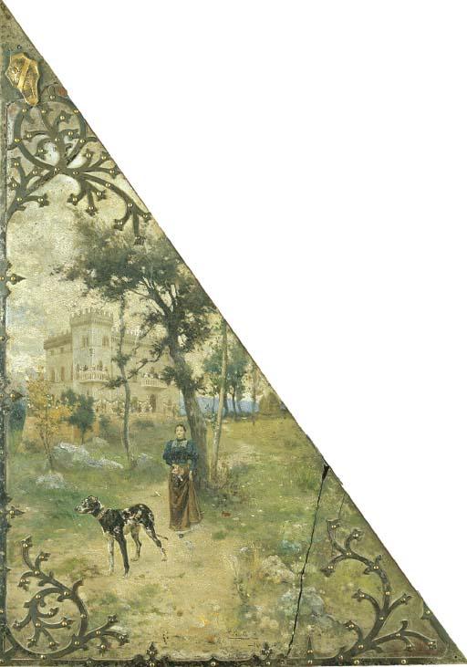 Cesare Tiratelli - A Passeggio Con Il Cane