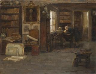 Cesare Vianello - Lo studio del bibliofilo