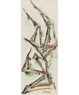 Chaim Gross - Acrobat Balancing