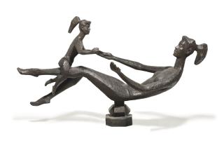 Chaim Gross - Mother Playing