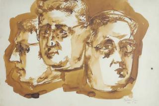 Chaim Gross - Portrait of Arnold Newman