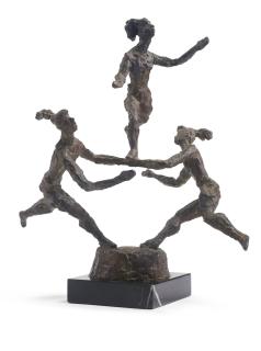 Chaim Gross - Three Acrobats