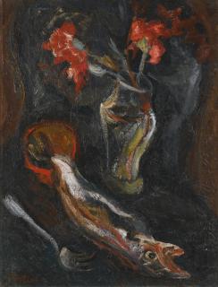 Chaïm Soutine - Fleurs Et Poisson