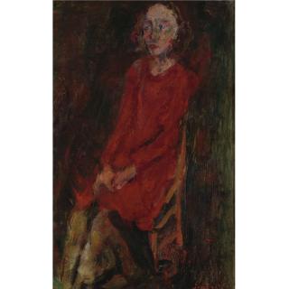 Chaim Soutine - Jeune Femme En Rouge