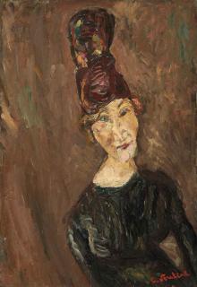 Chaïm Soutine - La femme au grand chapeau