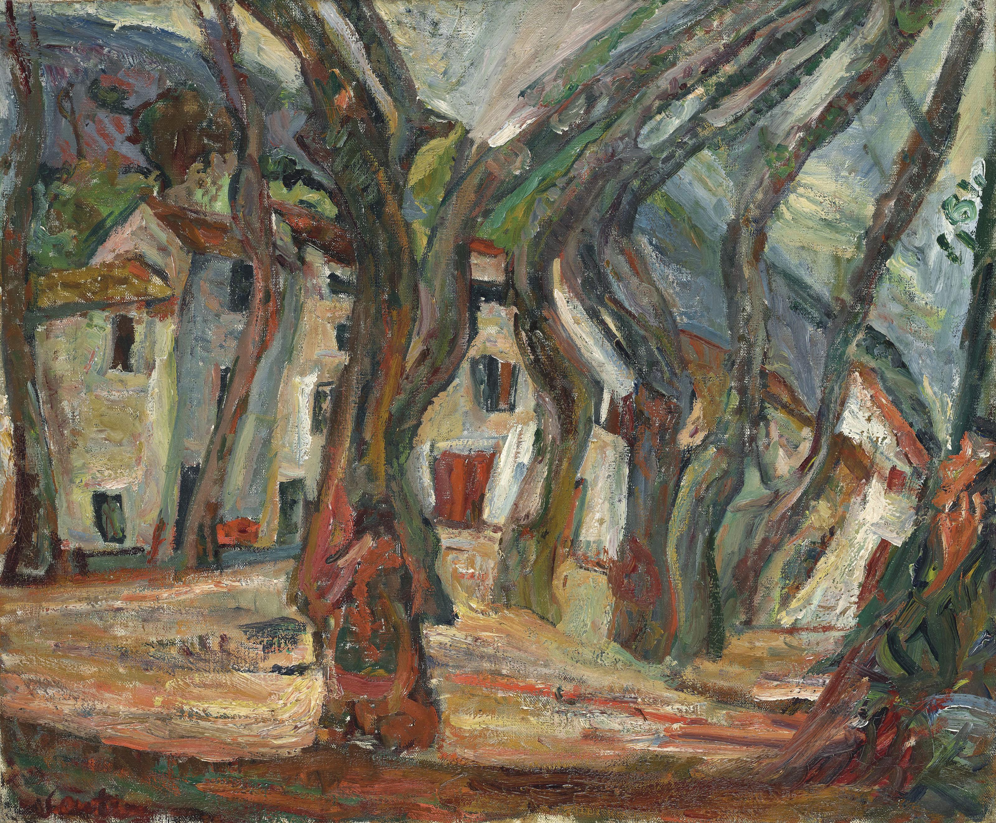 Chaïm Soutine - La place de la Liberté à Céret