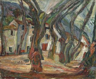 Chaïm Soutine - La place de la Liberté à Céret