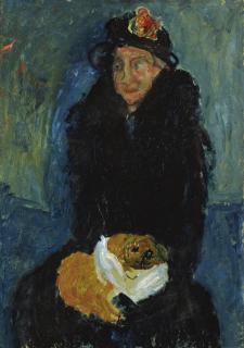 Chaïm Soutine - La Vieille Dame Au Chien