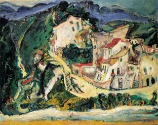 Chaim Soutine - Le grand paysage de Cagnes