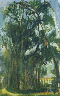 Chaïm Soutine - Les grands prés à Chartres, au viaduc