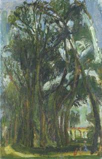 Chaïm Soutine - Les grands prés à Chartres (au viaduc)