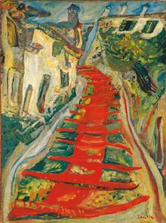 Chaïm Soutine - L\'Escalier Rouge À Cagnes