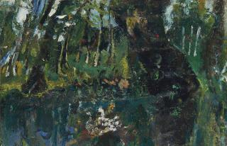 Chaïm Soutine - Paysage à Champigny (La mare aux canards)