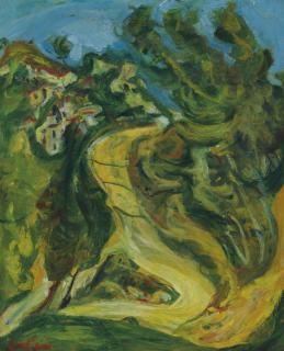 Chaim Soutine - Paysage à la route montante