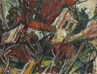 Chaïm Soutine - Paysage Aux Toits Rouges