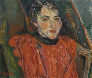 Chaïm Soutine - Portrait De Madame X - Portrait Rose