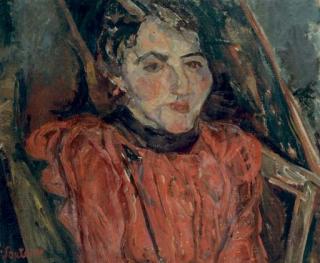 Chaïm Soutine - Portrait de Madame X (Portrait Rose)