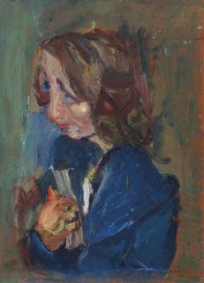 Chaïm Soutine - Portrait D\'Une Jeune Fille (Fille En Blouse Bleue)
