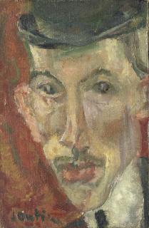 Chaïm Soutine - Visage d\'homme au chapeau