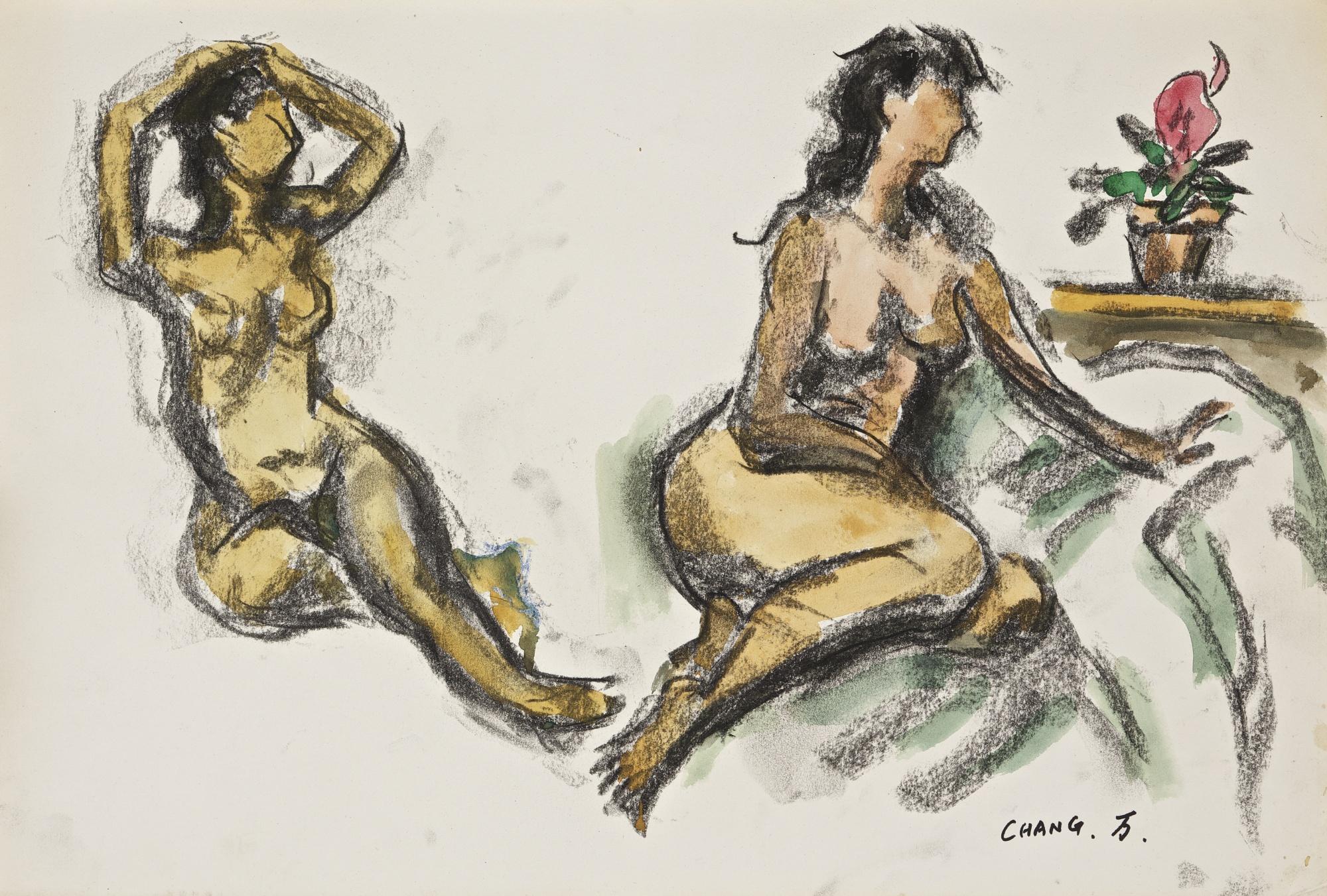 Chang Wan-Chuan - Double Nude Portrait