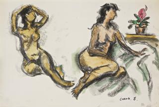 Chang Wan-Chuan - Double Nude Portrait