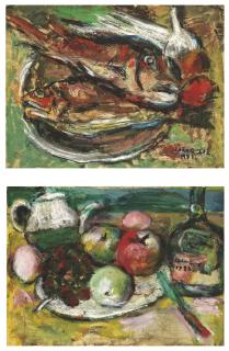 Chang Wan-Chuan - Still Life; & Fish