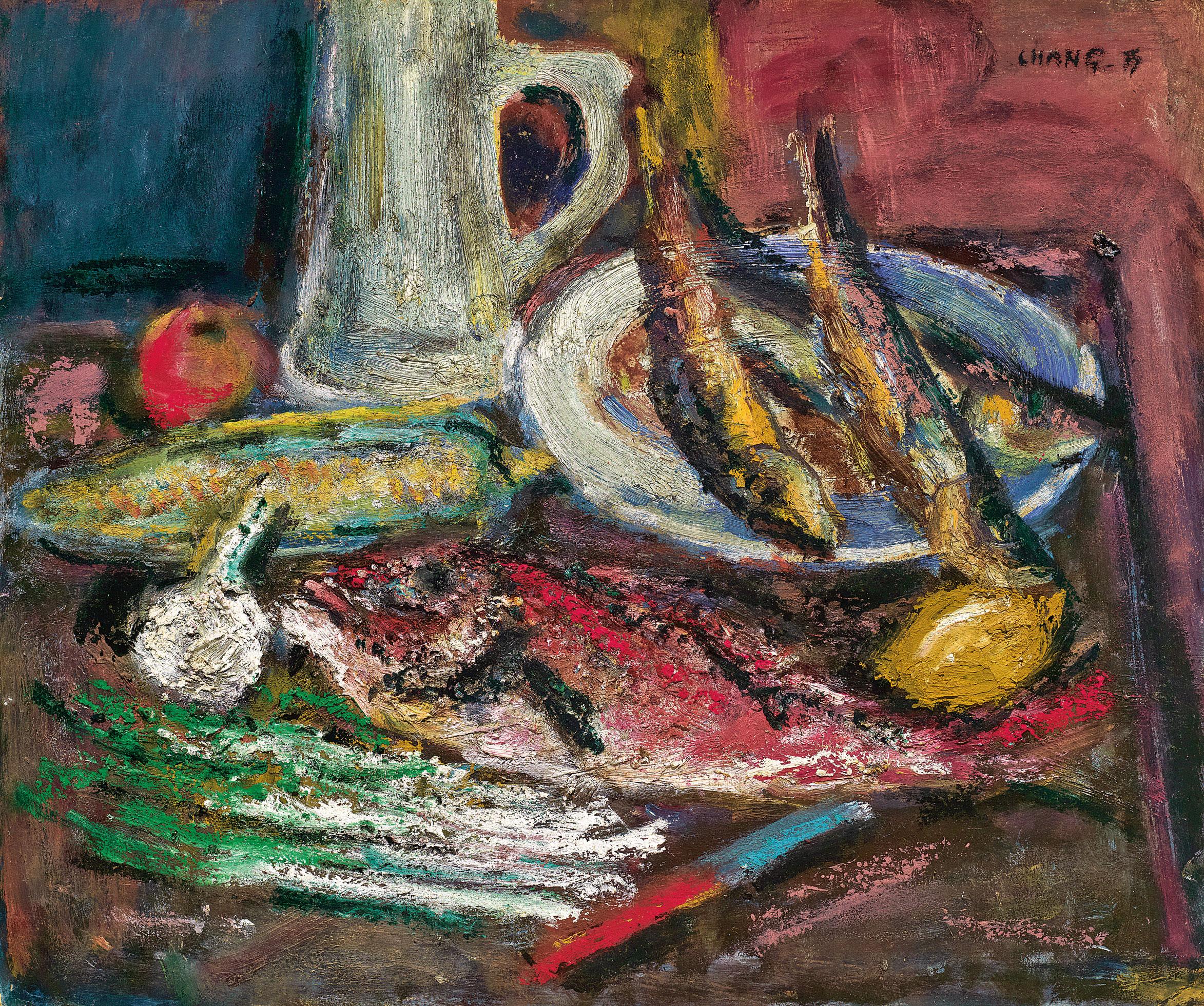 Chang Wan-Chuan - Still Life with Fishes