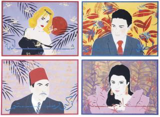 Chant Avedissian - Four works: Ahmed Zaki, Suad Hosni, Shadia and Zaki Rustom