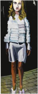 Chantal Joffe - Fur Jacket On A Dark Night