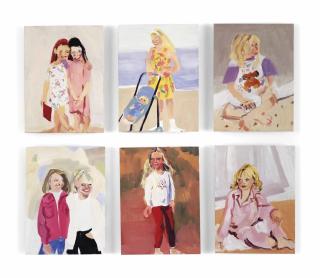 Chantal Joffe - (i) Little Girls 5  (ii) (iv) (v) Untitled   (iii) (vi) Little Girl III