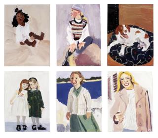Chantal Joffe - (i)-(v) Untitled(vi) Rose