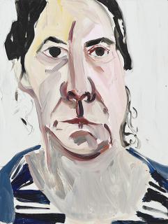 Chantal Joffe - Self-Portrait I, March