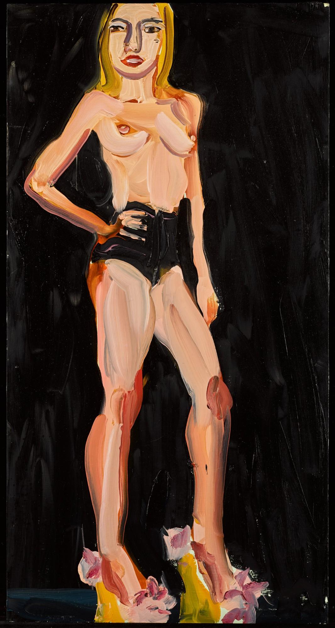 Chantal Joffe - Topless in Wedge Heels