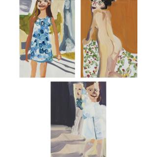 Chantal Joffe - Untitled (Three Works)