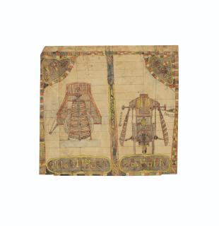 Charles A. A. Dellschau - Untitled (4626 / Sonora), double sided, 1920