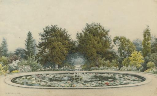 Charles A. Brindley - The Gardens At Hampton Court Palace