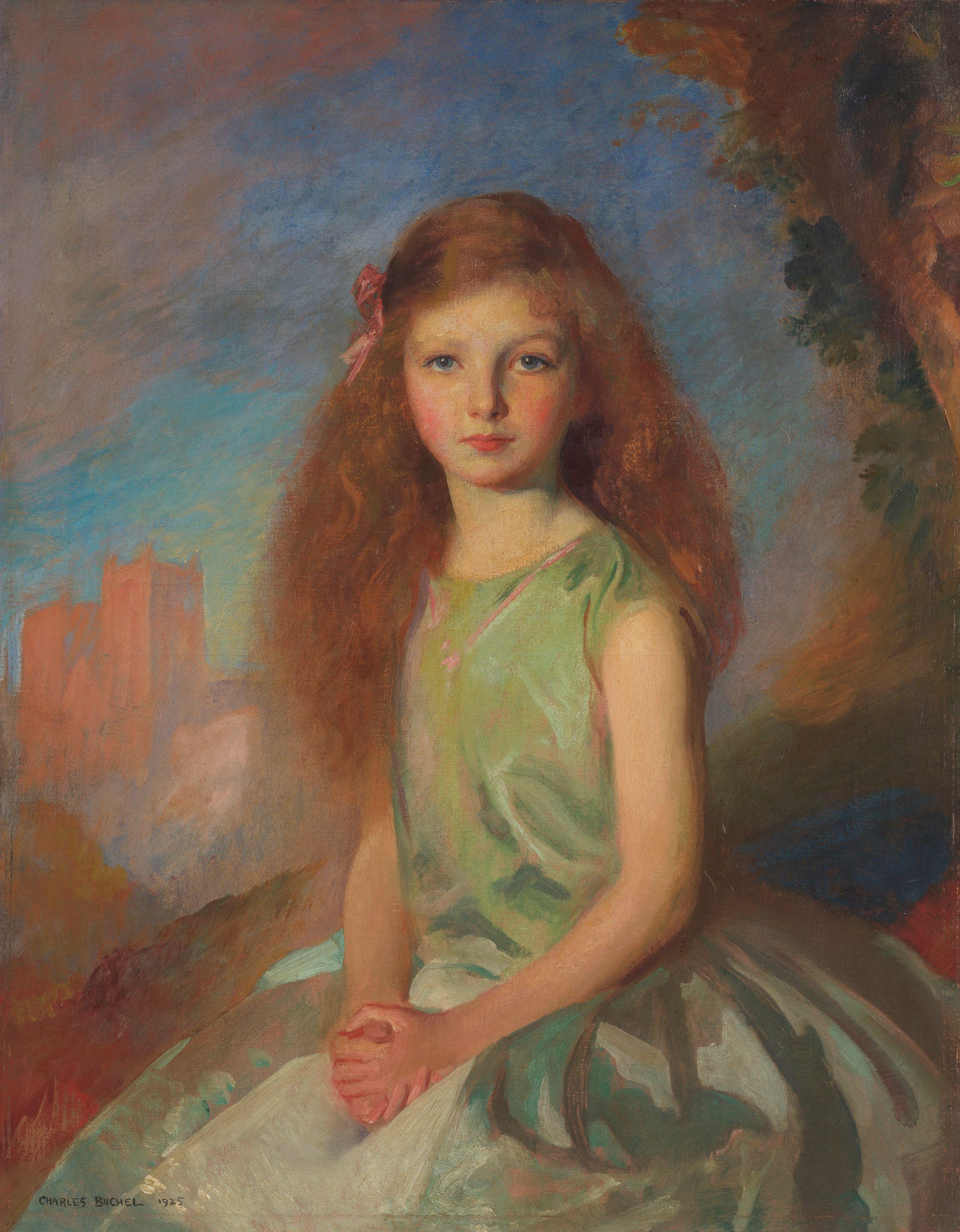 Charles A. Buchel - Portrait of Mary Haggie