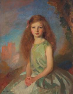 Charles A. Buchel - Portrait of Mary Haggie