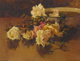 Charles A. Fries - Roses in Basin